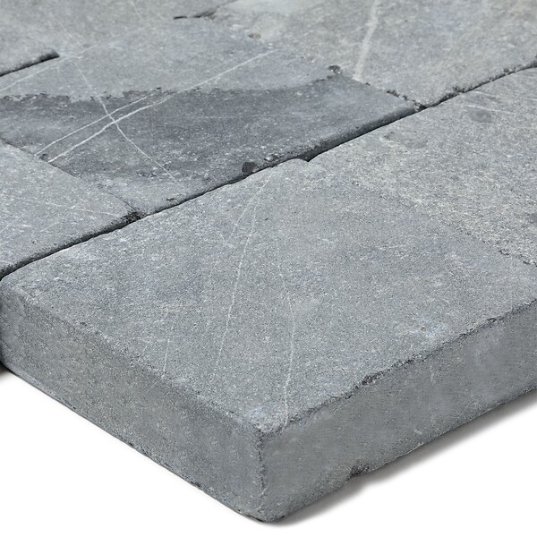RO'MA NATURE - Pavé Pierre Bleue du Vietnam 15x15x5 cm (vendu au m² - 45 pavés/m²) - large