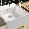 VILLEROY ET BOCH - Evier timbre office 1 bac Villeroy et Boch Tradition Pure Black avec vidage automatique - vignette