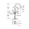 GROHE - Robinet de cuisine Start Classic Quickfix chromé + nettoyant GrohClean - vignette