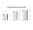 U-TILE - Radiateur électrique miroir - 450 Watts - 100 x 40 cm vertical - vignette