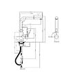 VILLEROY ET BOCH - Robinet de cuisine avec douchette Steel Shower Noir mat - vignette