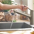 HANSGROHE - Robinet de cuisine avec douchette Zesis M33 150 2 jets aspect acier inox - vignette