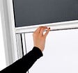 AVOSDIM - Store occultant compatible fenêtre de toit VELUX ® pour dimension CK04 - Gris Anthracite - vignette