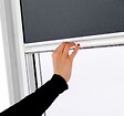 AVOSDIM - Store occultant compatible fenêtre de toit VELUX ® pour dimension S06 ou 4 ou 606 - Gris Anthracite - vignette