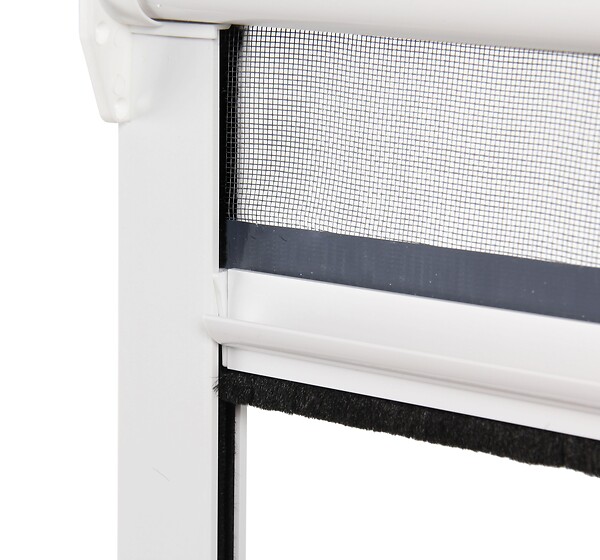 AVOSDIM - Store Moustiquaire Recoupable PVC Blanc - L 130 x H 160 cm - Lot 2 - large