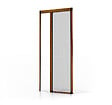AVOSDIM - Store Moustiquaire Recoupable ALU pour Porte Chêne doré - L 140 x H 230 cm - vignette