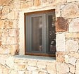 AVOSDIM - Store Moustiquaire Recoupable LUXE - L100 x H160cm - Chêne Dôré - vignette
