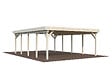 PALMAKO - Carport toit plat en bois Karl 2 voitures - Palmako - 46,6 m² - vignette