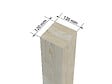 PALMAKO - Carport toit plat en bois Karl 2 voitures - Palmako - 46,6 m² - vignette