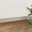 99DECO - Plinthes PVC adhésives décoratives pour sol - Lot de 10 - 100x8 cm (10m) Blanc - Effet Bois Chêne Blanchi - vignette