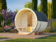 PALMAKO - Sauna extérieur rond en bois Anita 4 places avec poêle - Palmako - 8,6 m² - vignette