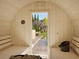 PALMAKO - Sauna extérieur rond en bois Anita 4 places avec poêle - Palmako - 8,6 m² - vignette