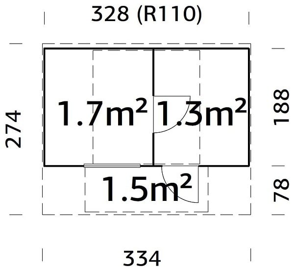 PALMAKO - Sauna extérieur rond en bois Anette 4 places avec poêle - Palmako - 12,1 m² - large