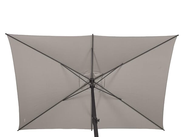 HESPERIDE - Parasol droit rectangulaire Loompa Taupe - 3 x 2 m - Hespéride - large