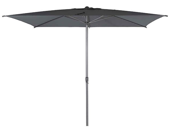 HESPERIDE - Parasol droit rectangulaire Loompa Ardoise - 3 x 2 m - Hespéride - large