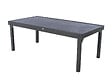 HESPERIDE - Table extensible rectangulaire alu Piazza 10/12 places Graphite - Hespéride - vignette