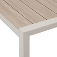 HESPERIDE - Table de jardin "Évasion" effet bois lin & argile 4 places lates en aluminium - vignette