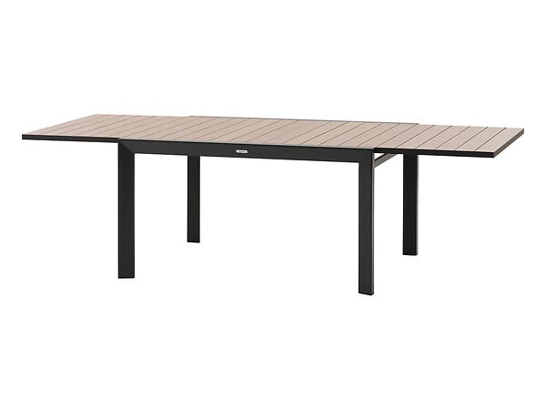 HESPERIDE - Table de jardin rectangulaire extensible coulissante Evasion  8/10 places effet bois - Hespéride - large