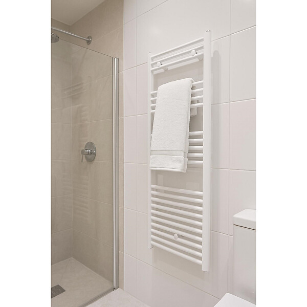 STANO - Radiateur sèche-serviettes eau chaude CODA 120 x 40 cm blanc - large