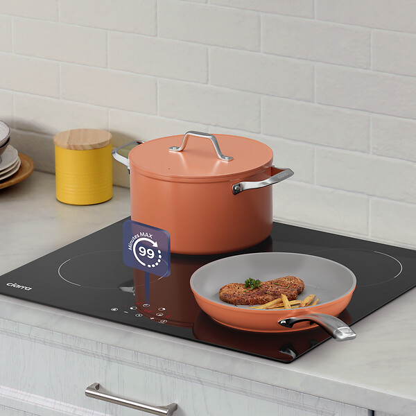 CIARRA - Plaque de cuisson 4 Feux CD4BIH-D table de cuisson induction 59cm Sécurité Enfants - large