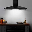 CIARRA - Hotte Aspirante hotte murale 90cm 370 m3/h 201BK90 - vignette