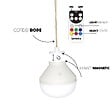 LUMISKY - Suspension nomade GIACOMO NOMAD H45cm - vignette