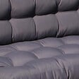 RED DECO - Set 2 coussins palette d'extérieur RIOU Gris Polyester 120 x 80 x 15 cm - vignette