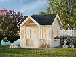 PALMAKO - Cabane de jeux pour enfants Jennie en épicéa naturel - Palmako - 3,6m² - vignette