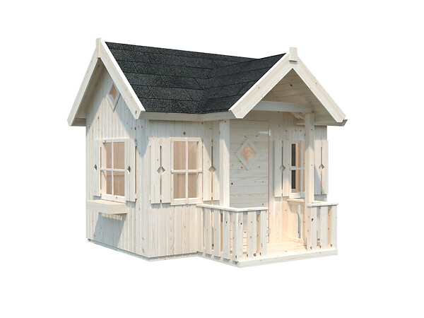 PALMAKO - Cabane de jeux pour enfants Jennie en épicéa naturel - Palmako - 3,6m² - large