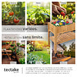 TECTAKE - Potager sur pied en bois de pin marron avec étagère de rangement extérieur 119x57x90 cm - vignette