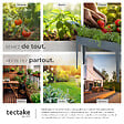 TECTAKE - Carré Potager sur pied CALENDULA avec trou de drainage 98,5x26x82,5cm gris anthracite - vignette