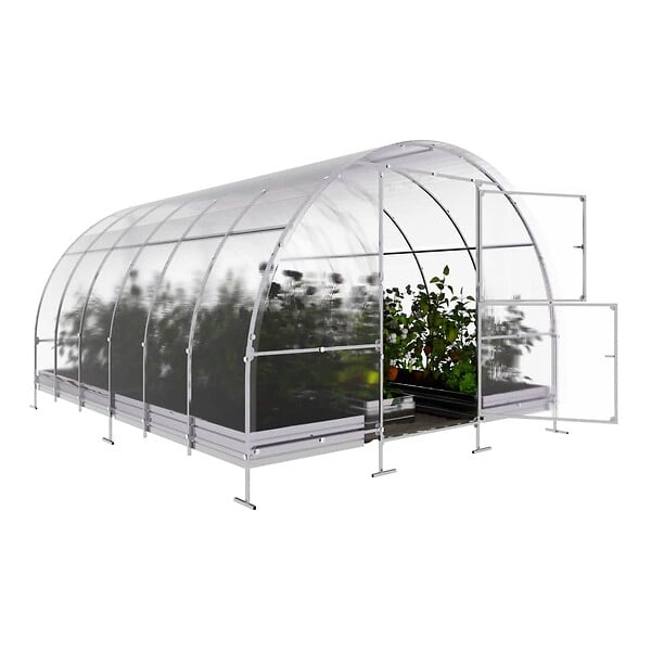 KLASIKA GREENHOUSES - Serre de jardin KLASIKA EASY 3 x 4 m (12 m²), 4 mm avec revêtement en polycarbonate - large