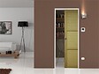 GD MENUISERIES - Porte Coulissante bois Ayous 3 Panneaux H204 x L73 cm, Galandage - vignette