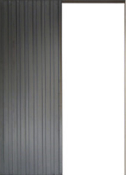 GD MENUISERIES - Porte Coulissante Tamera blanc 4 panneaux H204 x L73 cm, Galandage - large