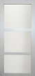 GD MENUISERIES - Porte Coulissante Greyria Gris Clair Vitrée H204 x L83 cm, Galandage - vignette