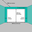 SPADONE - Porte de garage sectionnelle grise motorisée avec décors 4 arcs l.300 x H.200 cm x Ep.40 mm - vignette