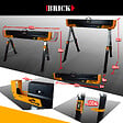 BRICK - Tréteau d atelier métallique pliable et téléscopique - Charge max 590kg - vignette