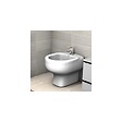 FISCHER - Kit de fixation pour WC et bidets - Avec capuchons blancs et chromés - S8RD 80 WCR - vignette