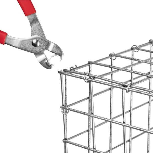 EASY CLOTURE - Pince à crampons pour gabion acier galvanisé - large