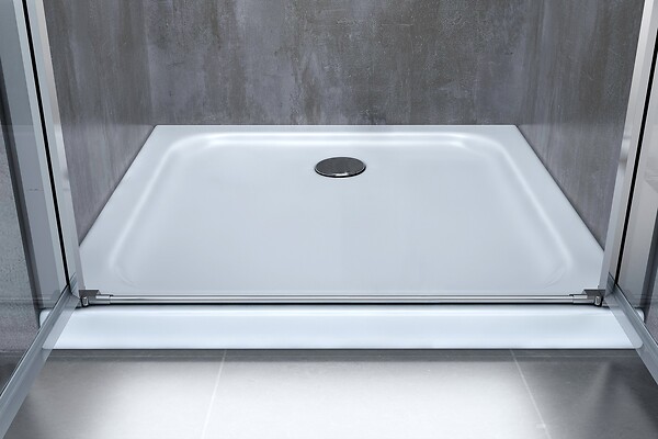 LANERI - Porte De Douche De 6 Mm Ouverture À Battant  – 107-110 Cm - large