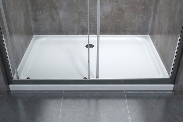 LANERI - Porte De Douche De 6 Mm Pour Installation En Niche H.190 Avec Overture Coulissante – 105-110 Cm - large