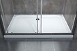 LANERI - Porte De Douche De 6 Mm Pour Installation En Niche H.190 Avec Overture Coulissante – 105-110 Cm - vignette