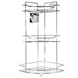 5 FIVE SIMPLY SMART - Étagère d'angle 3 niveaux en Acier chromé H 56 cm - vignette