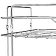 5 FIVE SIMPLY SMART - Étagère d'angle 3 niveaux en Acier chromé H 56 cm - vignette