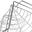 5 FIVE SIMPLY SMART - Étagère d'angle 3 niveaux en Acier chromé H 56 cm - vignette