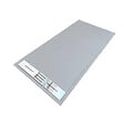 STANO - Receveur de douche 90 x 160 cm extra plat gris LUCIA en SoliCast® surface ardoisée - vignette