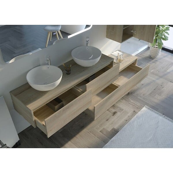 DISTRIBAIN - Meuble de salle de bain DOLCE VITA Scandinave - large