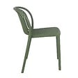 OVIALA - Chaise de terrasse vert olive - Copenhague - vignette