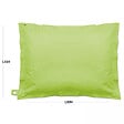OVIALA - Pouf de jardin en polyester vert 180 x 145 cm - Solys - vignette