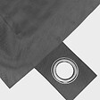 OVIALA - Pouf de jardin en polyester gris 180 x 145 cm - Solys - vignette
